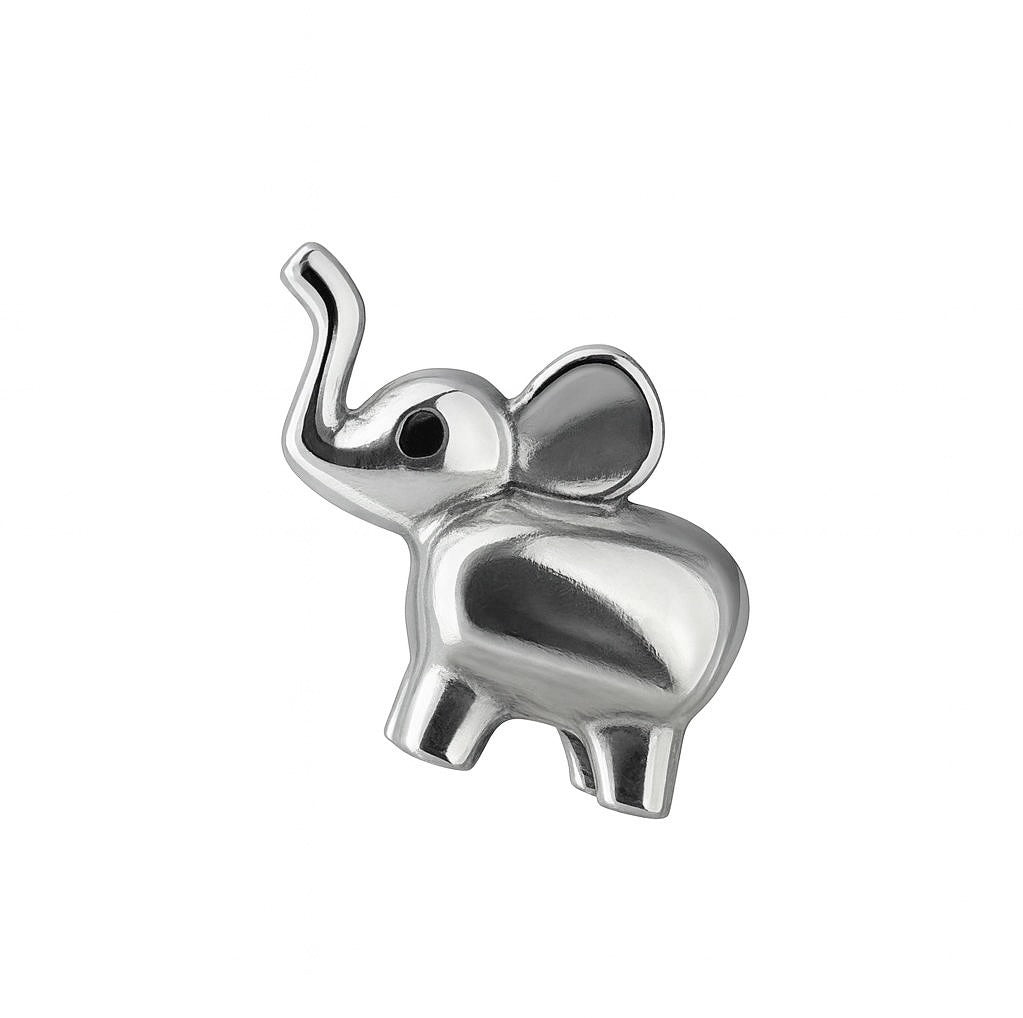Sterling Silver 925 Elephant Bracelet Bead Charm “Lucky Trunk”