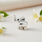 Sterling Silver 925 Elephant Bracelet Bead Charm “Lucky Trunk”