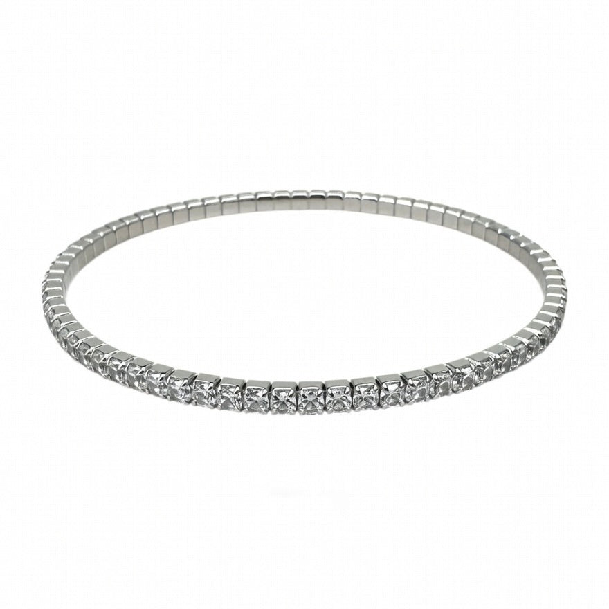 Sterling Silver 925 Tennis CZ Bracelet "Casta"