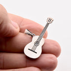 Sterling Silver 925 Guitar Unisex Pendant "Jimi"