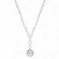 Sterling Silver 925 Tree of Life CZ Chain Necklace "Genesis"