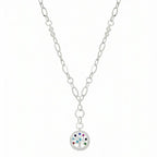 Sterling Silver 925 Tree of Life CZ Chain Necklace "Genesis"