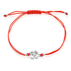 Red String Bracelet with Sterling Silver 925 Om Charm “Inner Sound”
