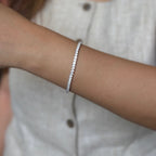 Sterling Silver 925 Tennis CZ Bracelet "Casta"