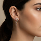 Sterling Silver 925 Earrings “Mystic Flow”