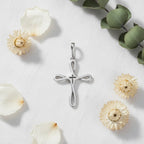 Sterling Silver 925 Infinity Cross Pendant “Endless Faith”