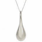 Sterling Silver 925 Teardrop Necklace Pendant "Aria"