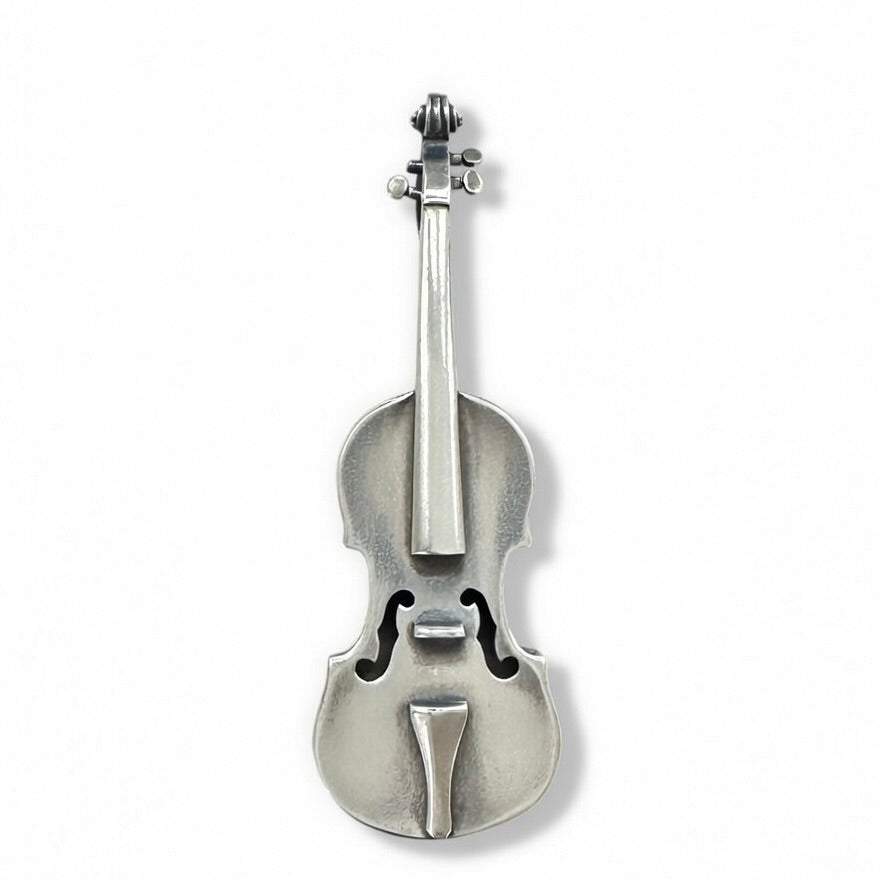 Sterling Silver 925 Violin Pendant "Cremona"