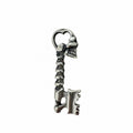 Sterling Silver 925 Skull Key Biker Pendant "Arkan"