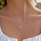 Sterling Silver 925 Infinity Cross Pendant “Endless Faith”