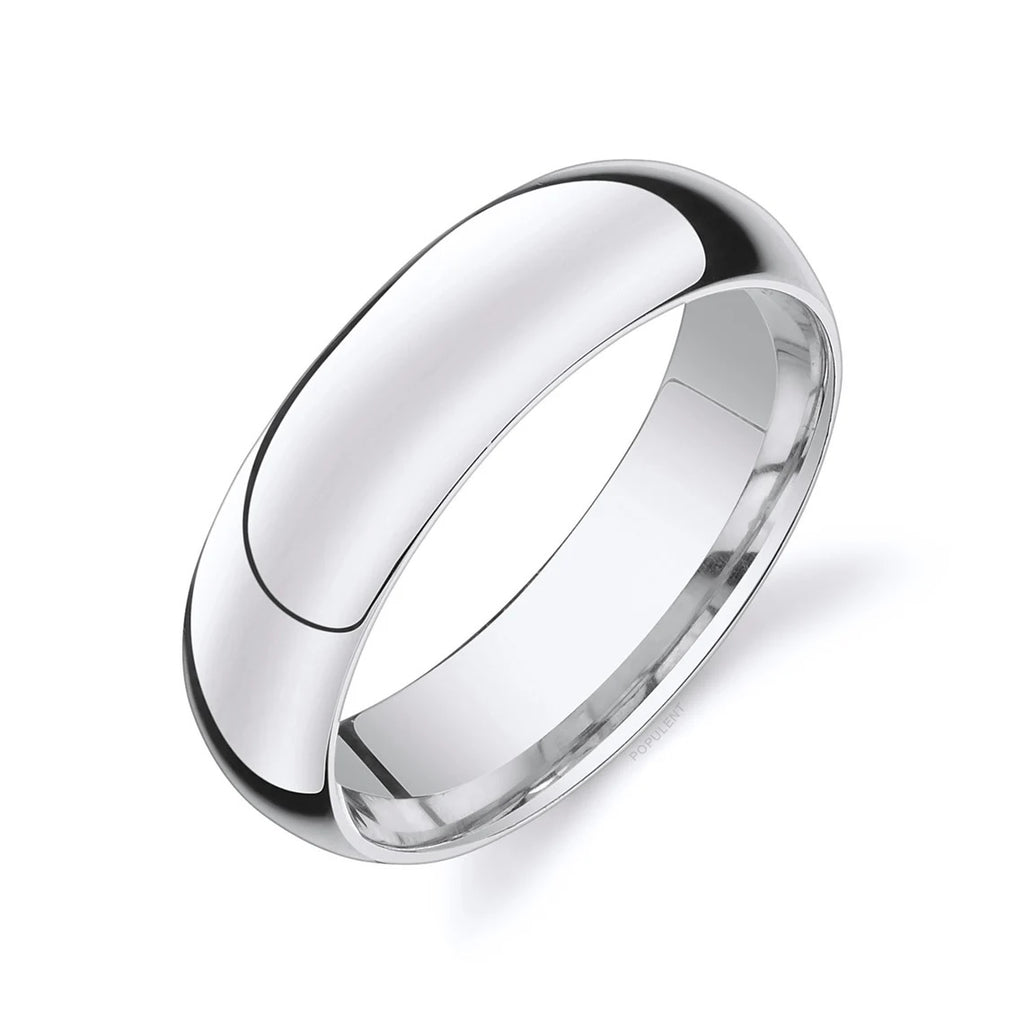 Sterlingsilber 925 Unisex Ehering „Versprechen“