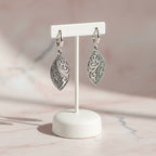 Sterling Silver 925 Dangle Earrings "Gatsby"