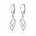 Sterling Silver 925 Drop CZ Earrings "Carla"