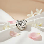Sterling Silver 925 Heart Bracelet Bead Charm "Mum"