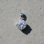 Sterling Silver 925 Sparkling CZ Pendant “Blink”