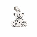 Sterling Silver 925 Teddy Bear Pendant “Milo”