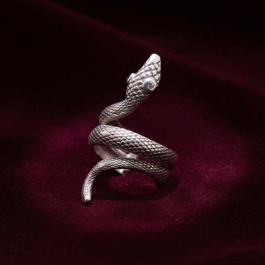 Sterling Silver 925 Snake Ear Cuff "Ophira"