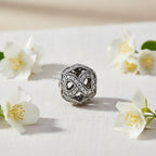 Sterling Silver 925 Sparkling Infinity Bracelet Bead Charm “Endless Shine”