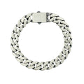 Sterling Silver 925 Unisex Curb Chain Bracelet "Ferno"