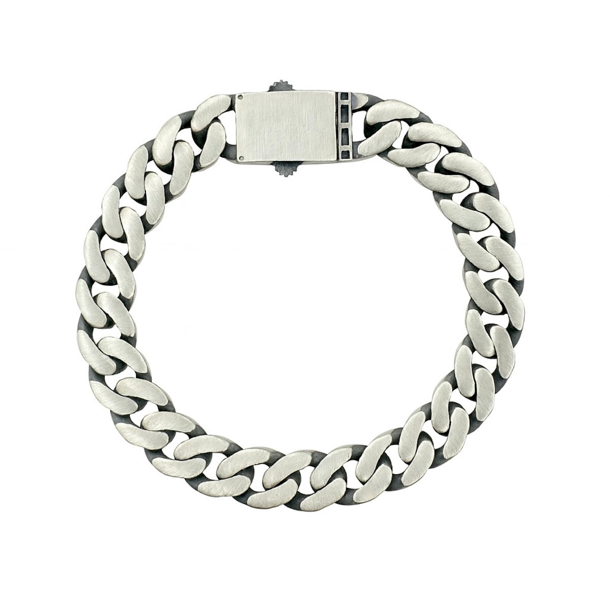 Sterling Silver 925 Unisex Curb Chain Bracelet "Ferno"