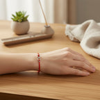 Red String Bracelet with Sterling Silver 925 Infinity Charm “Endless”