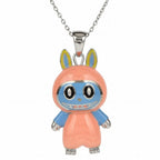 Sterling Silver 925 Labubu Necklace Pendant "Gigi"