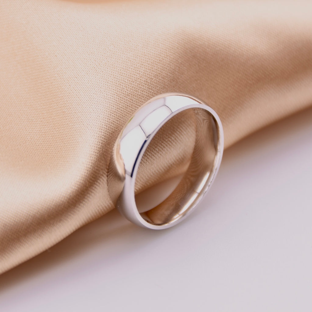 Sterlingsilber 925 Unisex Ehering „Versprechen“