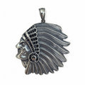 Sterling Silver 925 Native American Pendant "Spirit"