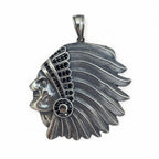 Sterling Silver 925 Native American Pendant "Spirit"