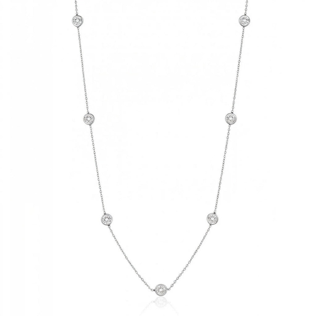 Halskette aus Sterlingsilber 925 mit Zirkonia „Phoebe“