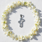Sterling Silver 925 Unisex 3D Cross Pendant "Ortho"
