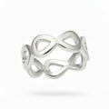 Sterling Silver 925 Infinity Symbol Wrap Ring "Emra"