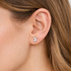 Sterling Silver 925 Bunny Stud Earrings “Cheeky Jack”