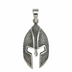 Sterling Silver 925 Spartan Helmet Warrior Pendant "Laconia"