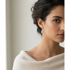 Sterling Silver 925 Drop Earrings "Lattice"