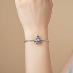Sterling Silver 925 Colourful Christmas Tree Bracelet Charm “Noel”