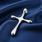 Sterling Silver 925 Cross Pendant "Pure Lines"