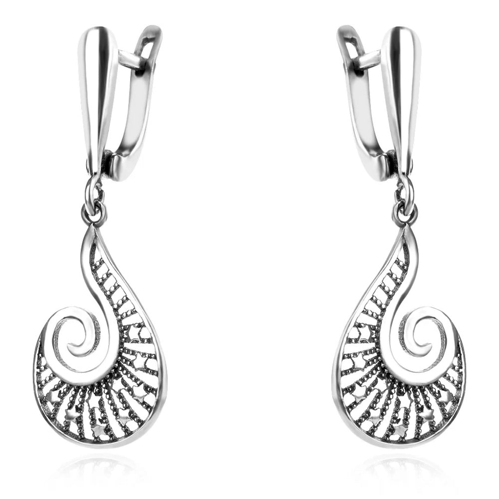 Ohrhänger aus Sterlingsilber 925 „Sternenwirbel“
