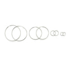 Sterling Silver 925 Hoop Earrings "Simplicity"