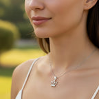 Sterling Silver 925 Royal Crown CZ Pendant "Tiara"
