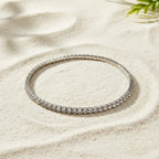 Sterling Silver 925 Tennis CZ Bracelet "Casta"