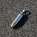 Sterling Silver 925 Bullet Pendant "Nod"