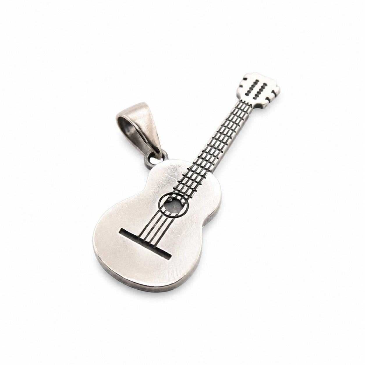 Sterling Silver 925 Guitar Unisex Pendant "Jimi"