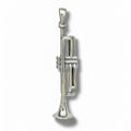 Sterling Silver 925 Trumpet Unisex Pendant "Jazzy"