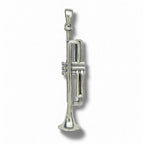 Sterling Silver 925 Trumpet Unisex Pendant "Jazzy"