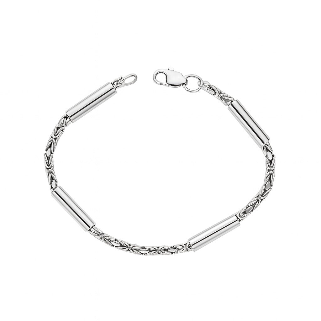 Sterling Silver 925 Byzantine Bracelet "Azara"