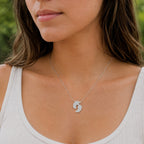 Sterling Silver 925 Baby Feet Charm Necklace Pendant "Little Me"