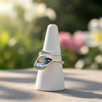 Sterling Silver 925 Calla Lily Wrap Ring Adjustable Sizes "Callista"