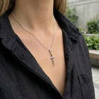 Sterling Silver 925 Sword Dagger Pendant “Valour”