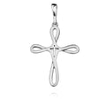 Sterling Silver 925 Infinity Cross Pendant “Endless Faith”
